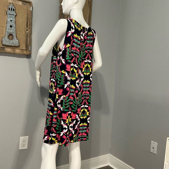 Crown & Ivy Woman Floral Sleeveless Dress - Black, Pink, Green - Picture 2 of 7